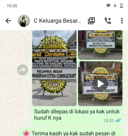 Pengiriman Papan Bunga Duka Doplang Purworejo