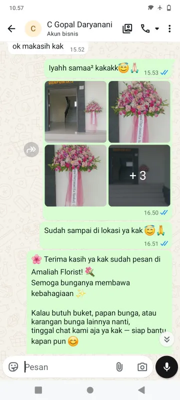 Pengiriman Karangan Bunga Doplang Purworejo